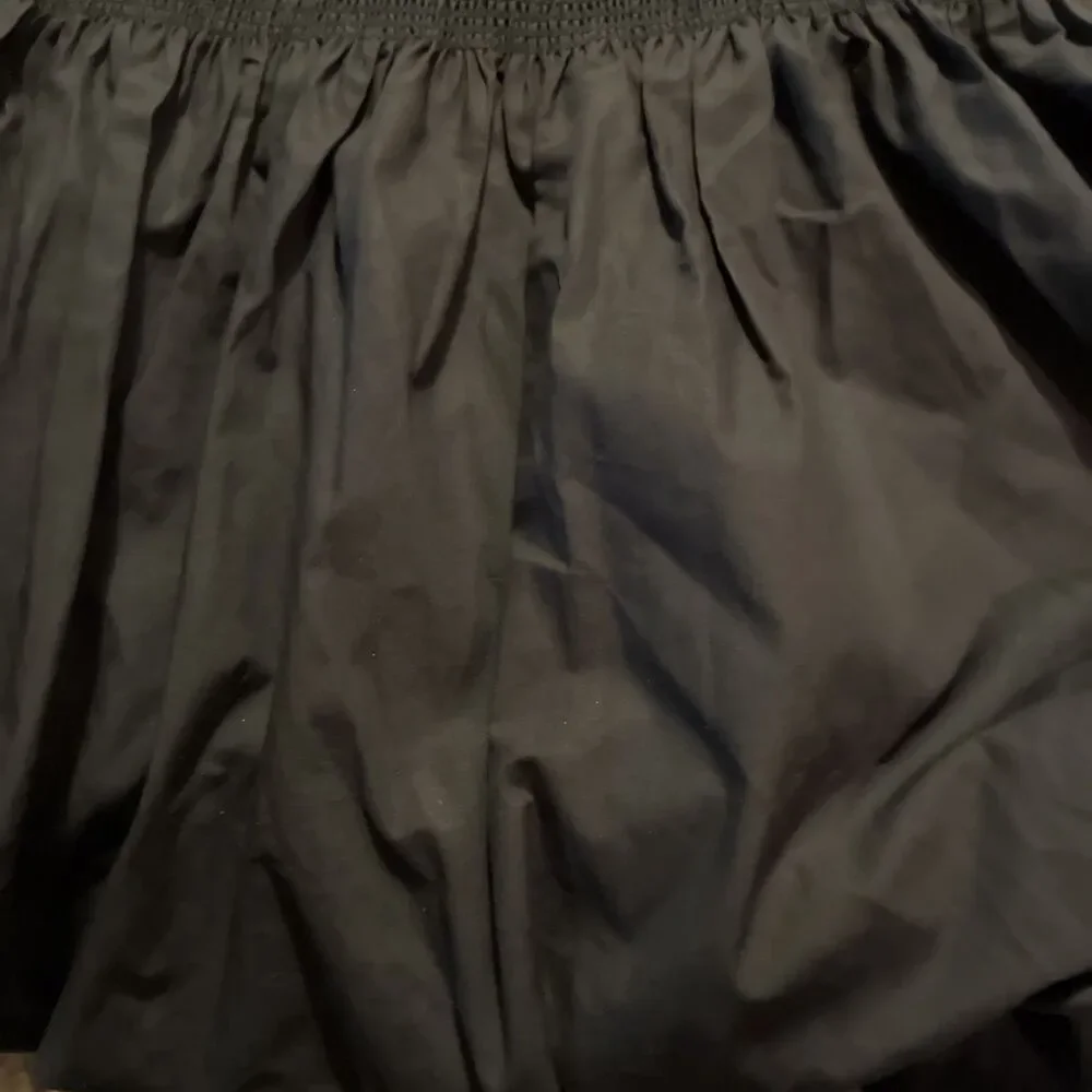 Mare Mare x Anthropologie Women’s Black Off Shoulder Top Skirt Set XS Puff